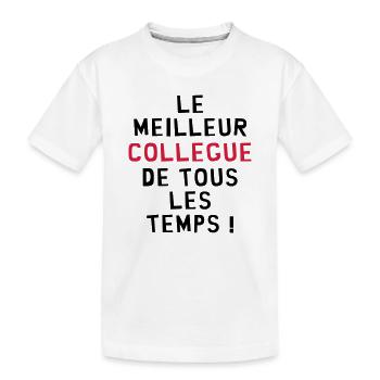 Collègue / Bureau / Travail / Collegue Entreprise - T-shirt bio Premium Enfant - blanc - Devant