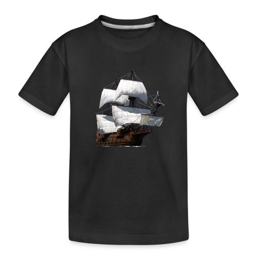 Segelschiff - Kinder Premium Bio T-Shirt