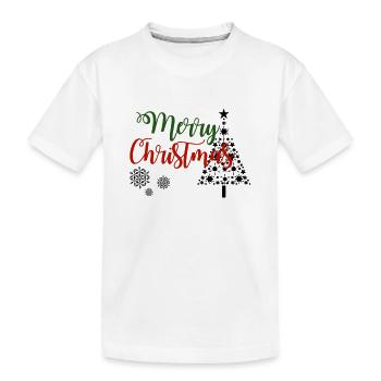 Joyeux Noël - T-shirt bio Premium Enfant - blanc - Devant