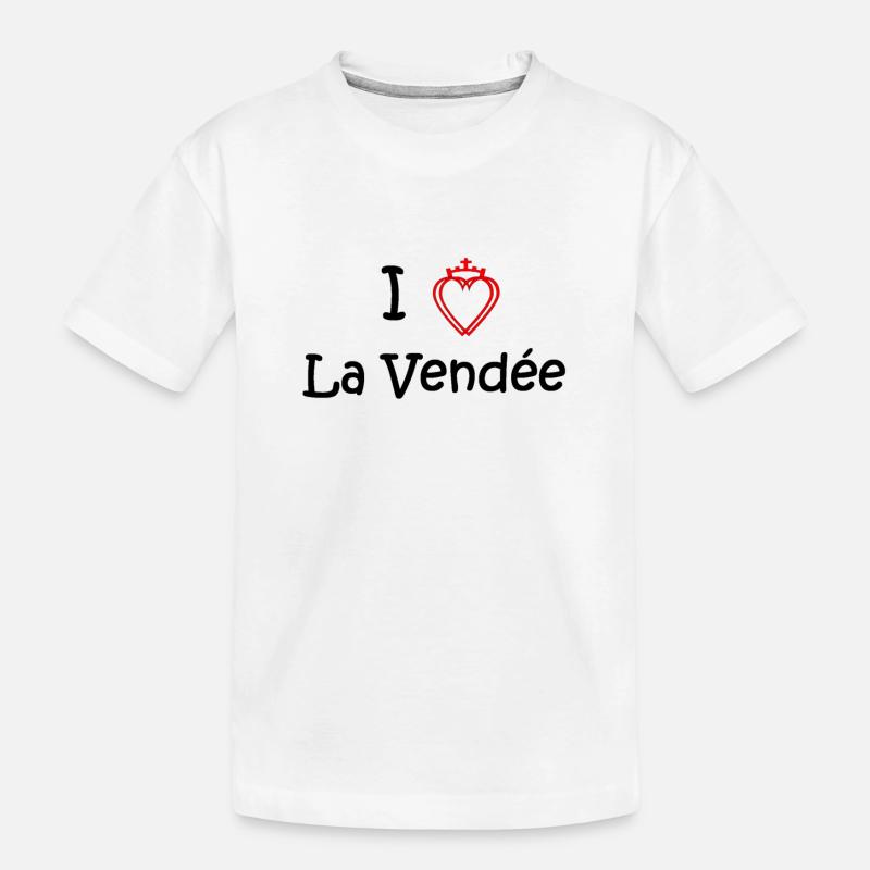 ich liebe die Vendee - Kinder Premium Bio T-Shirt - Weiß