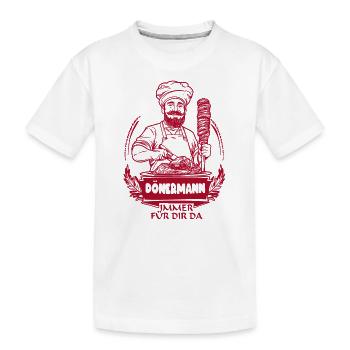 T Shirt Design Immer für dir da - Kinder Premium Bio T-Shirt - Weiß - Vorne