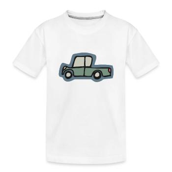 Camion - Voiture jouet - T-shirt bio Premium Enfant - blanc - Devant