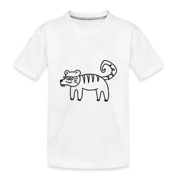Anti-Zoo Three - Kinder Premium Bio T-Shirt - Weiß - Vorne