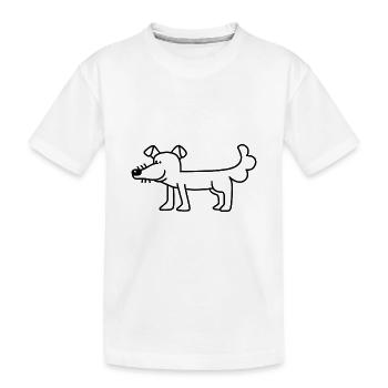Anti-Zoo Nineteen - Kids' Premium Organic T-Shirt - white - Front