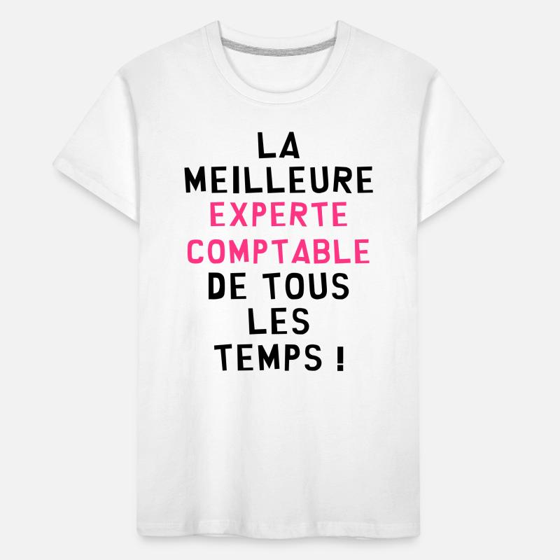Expert Comptable / Comptabilité / Comptable / T-shirt bio Premium Enfant