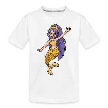 Sirène - T-shirt bio Premium Enfant - blanc - Devant