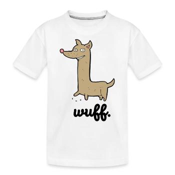 Cool chien | Drôle d’idée cadeau | trame - T-shirt bio Premium Enfant - blanc - Devant