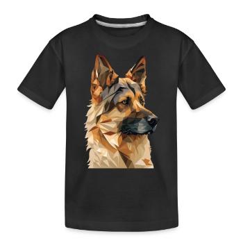 CHIEN DE BERGER - T-shirt bio Premium Enfant - noir - Devant