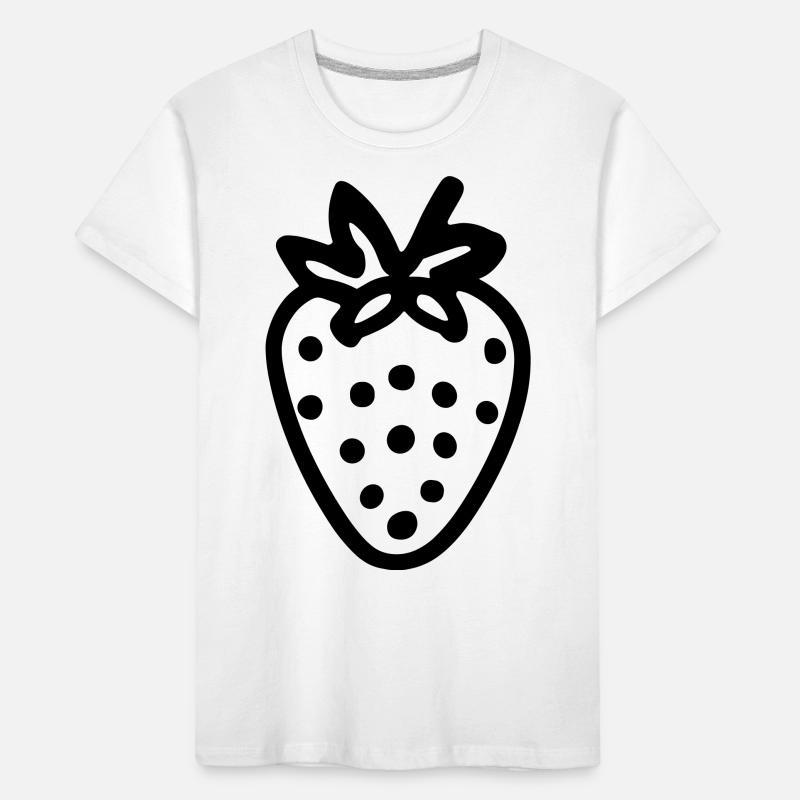 Erdbeere Kinder Premium Bio T-Shirt