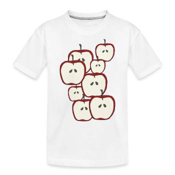 L’heure des pommes - T-shirt bio Premium Enfant - blanc - Devant