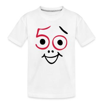 50 ans et toujours frais! - T-shirt bio Premium Enfant - blanc - Devant