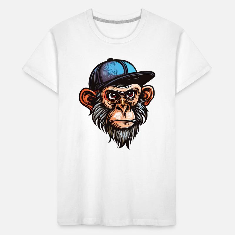 Funny Monkey Kids' Premium Organic T-Shirt