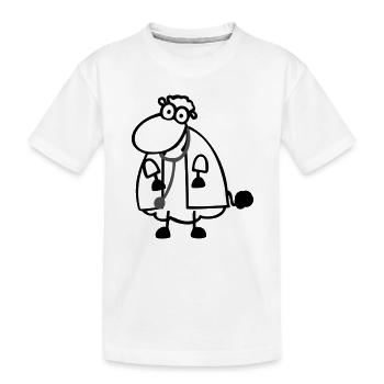 Mouton du docteur - T-shirt bio Premium Enfant - blanc - Devant