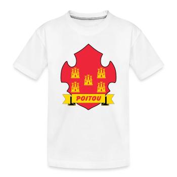 Poitou - T-shirt bio Premium Enfant - blanc - Devant