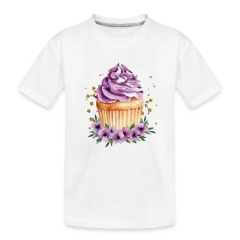 Cupcake - T-shirt bio Premium Enfant - blanc - Devant