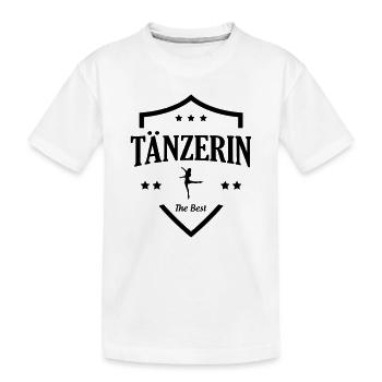Meilleure danseuse - T-shirt bio Premium Enfant - blanc - Devant