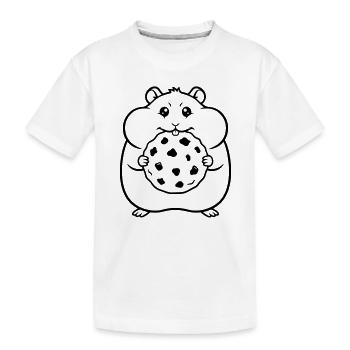 Résumé du biscuit hamster biscuit - T-shirt bio Premium Enfant - blanc - Devant