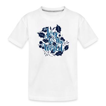 Joie pour le monde - T-shirt bio Premium Enfant - blanc - Devant