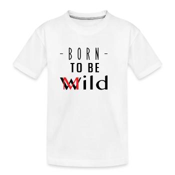 Geboren, um mild zu sein - Kinder Premium Bio T-Shirt - Weiß - Vorne