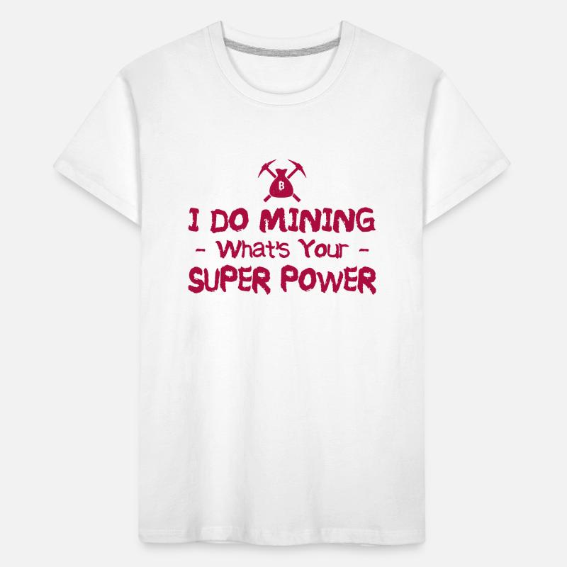Mining Kids' Premium Organic T-Shirt