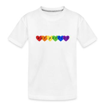 Not perfect - Kids' Premium Organic T-Shirt - white - Front