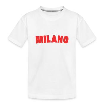 Milano Mailand Milan - Kids' Premium Organic T-Shirt - white - Front