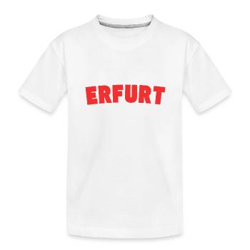 Erfurt - Kinder Premium Bio T-Shirt - Weiß - Vorne
