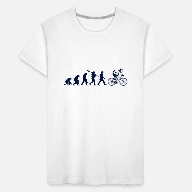 Evolution du cyclisme T-shirt bio Premium Enfant