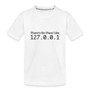 My 127.0.0.0.1 Is My Castle - T-shirt bio Premium Enfant - blanc - Devant