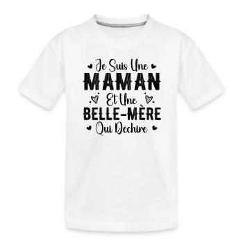 Wife Mom And A Heartbreaking Mother-in-Law - Kids' Premium Organic T-Shirt - white - Front