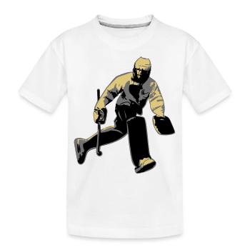 gardien de but - T-shirt bio Premium Enfant - blanc - Devant