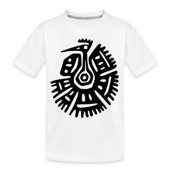 Geier art maya - T-shirt bio Premium Enfant - blanc - Devant