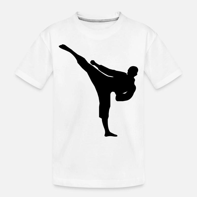 karate - Kinder Premium Bio T-Shirt - Weiß