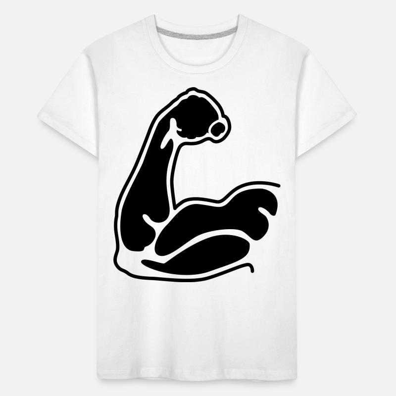 muscles Kids' Premium Organic T-Shirt