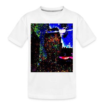 IM SCHATTEN DES VOLLMONDES - Kinder Premium Bio T-Shirt - Weiß - Vorne