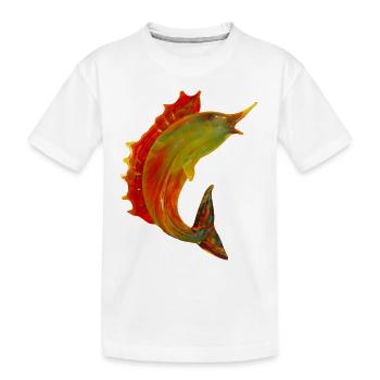 L'espadon libre - T-shirt bio Premium Enfant - blanc - Devant