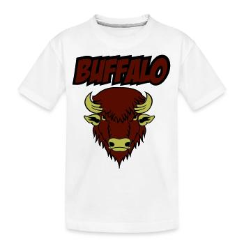 buffle 001 - T-shirt bio Premium Enfant - blanc - Devant