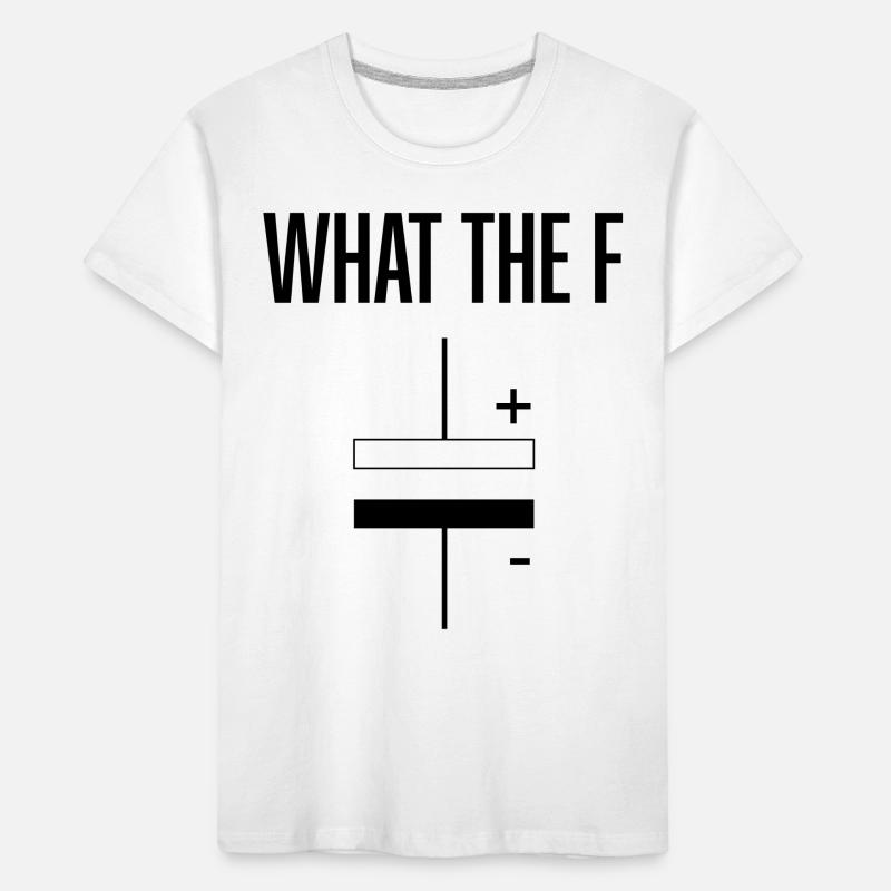Qu’est-ce que le F - Capacitance Capacitance Unit Farad T-shirt bio Premium Enfant