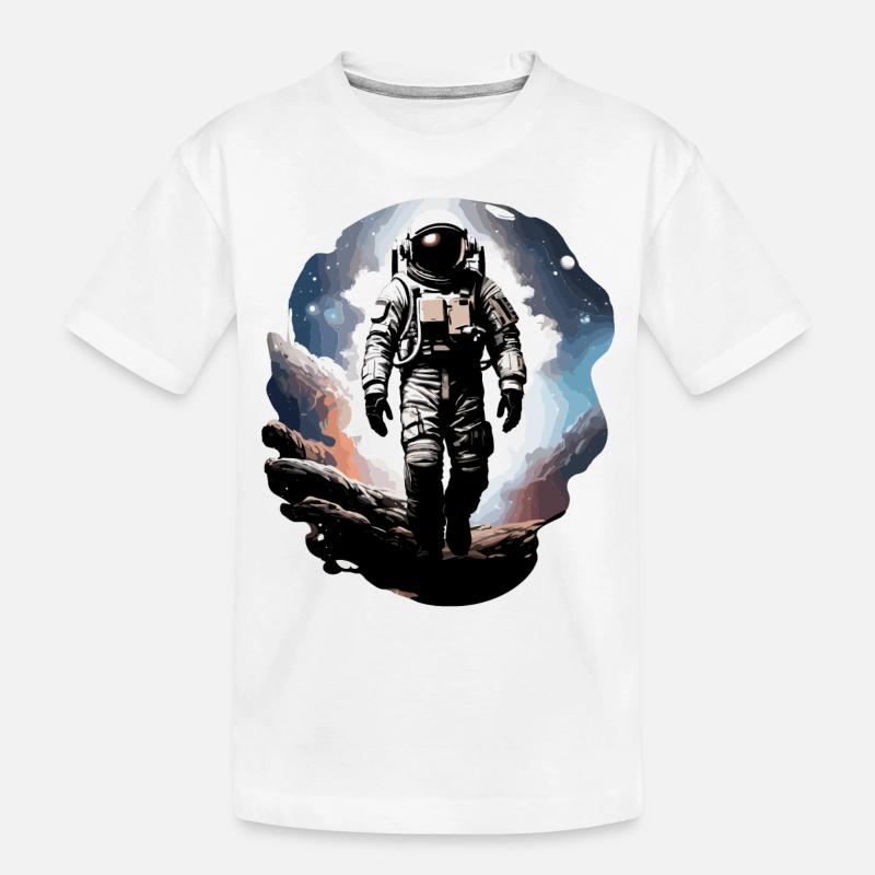Astronaut - Kinder Premium Bio T-Shirt - Weiß