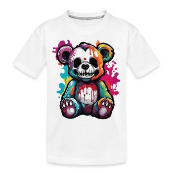 Teddybär / Kuscheltier / Stofftier / Geschenkidee - Kinder Premium Bio T-Shirt - Weiß - Vorne