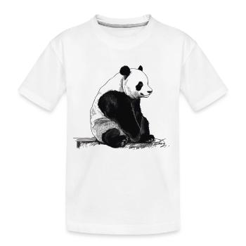 Panda, durable - T-shirt bio Premium Enfant - blanc - Devant