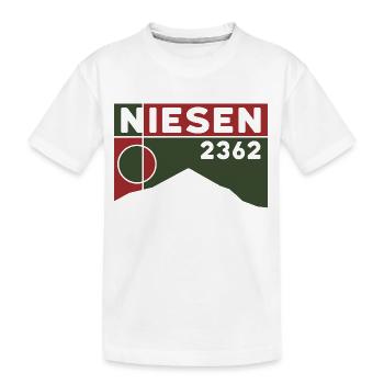 Éternuements Randonnée Escalier Course à pied Randonnée Thoune Souvenir - T-shirt bio Premium Enfant - blanc - Devant