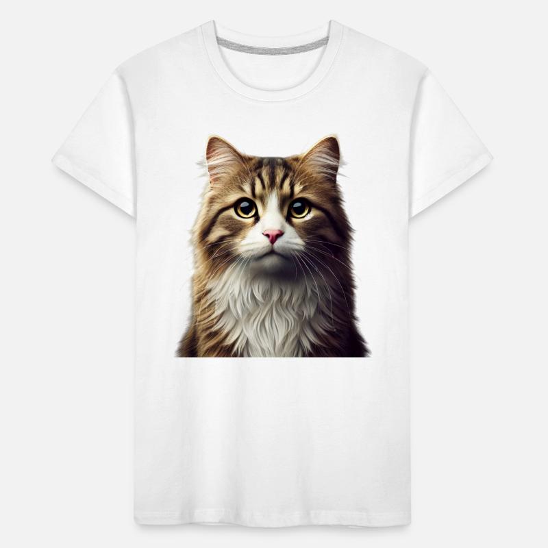 Chat T-shirt bio Premium Enfant