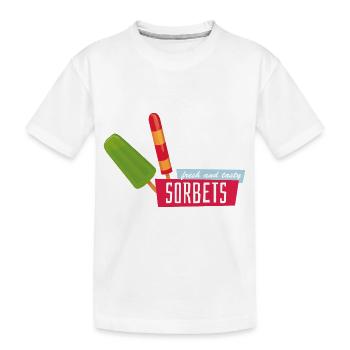 Sommer - Kinder Premium Bio T-Shirt - Weiß - Vorne