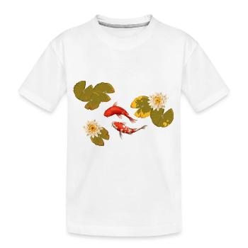 Meerestiere - Kinder Premium Bio T-Shirt - Weiß - Vorne