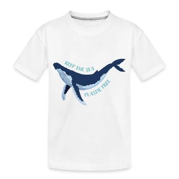 Meerestiere - Kinder Premium Bio T-Shirt - Weiß - Vorne