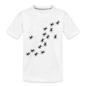 Ameise - Kinder Premium Bio T-Shirt - Weiß - Vorne