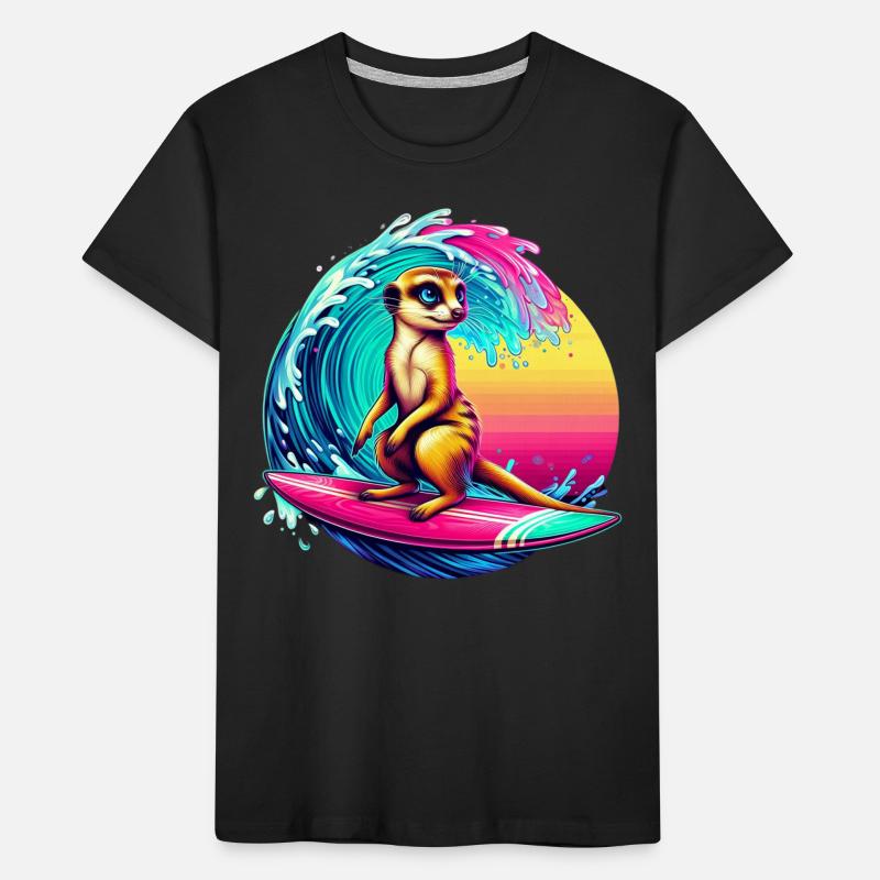Suricate Surf T-shirt bio Premium Enfant