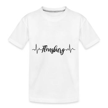 EKG Flensburg - Kinder Premium Bio T-Shirt - Weiß - Vorne