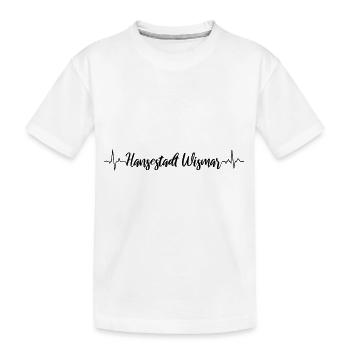 EKG Hansestadt Wismar - Kinder Premium Bio T-Shirt - Weiß - Vorne